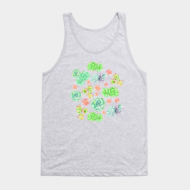 Succulents Tank Top by tangerinetane